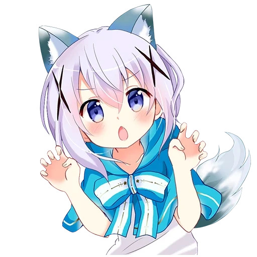 anime, nekan, anime un peu, anime mignon, kafuu chino n'est pas