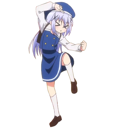 hari, anime, chino kafu, anime kartu mini, karakter anime