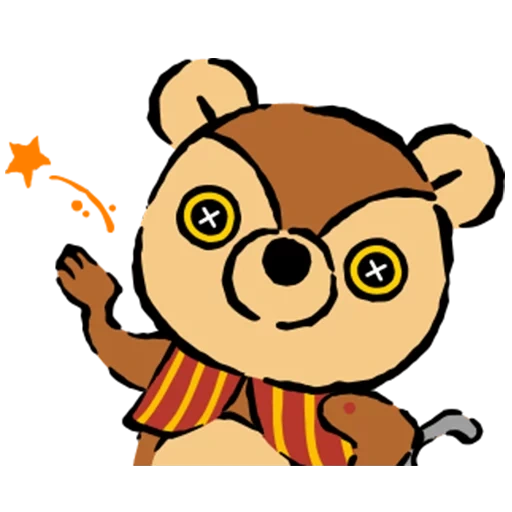 brinquedos, urso fofo, urso fofo, urso obi, animal de desenho animado