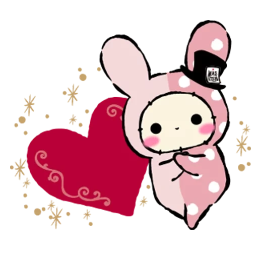 kawaii, mélodie de kitty, dessins mignons, hello kitty rabbit, chers dessins sont mignons