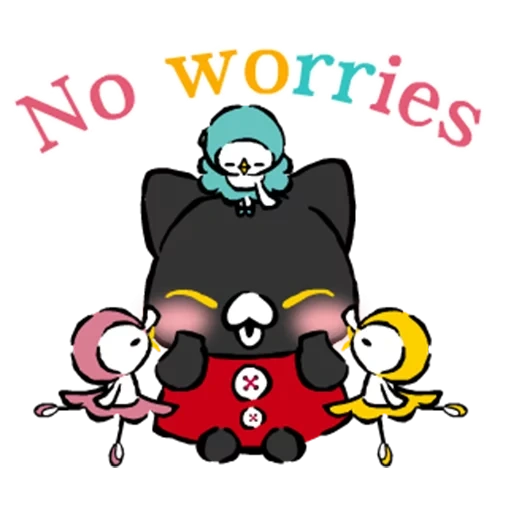 animação, pessoas, madeira preta, kuromi sanrio, personagem de anime