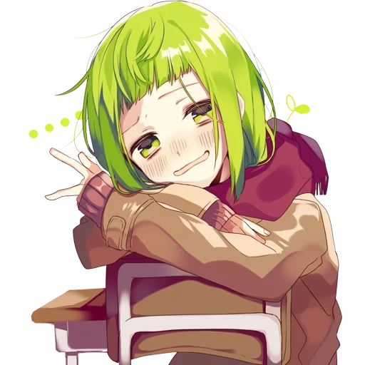 gumi, гуми, рисунок, vocaloid gumi, вокалоид гуми