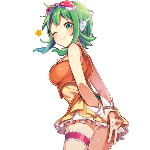 gumi, аниме арты, гуми мегпоид, gumi vocaloid, аниме персонажи