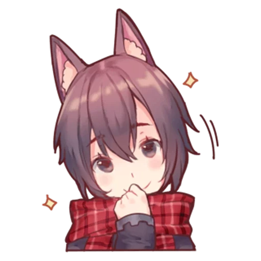 wannyan, chibi uchiko, anime neko, animation kawawai, anime mignon