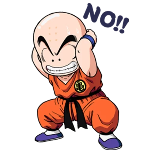 krillin, стикерпак для печати dragonball, драконий жемчуг, крилин драгон бол, драконий жемчуг зет