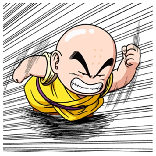 krillin, курилин драгонболл, dragon ball, драконий жемчуг, драгон бол лысый