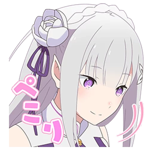 emilia, ре зеро, ре зеро 18, эмилия ре зеро, emilia re zero