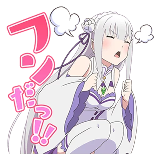 emilia, ре зеро, эмилия ре зеро, emilia re zero, аниме ре зеро эмилия арт