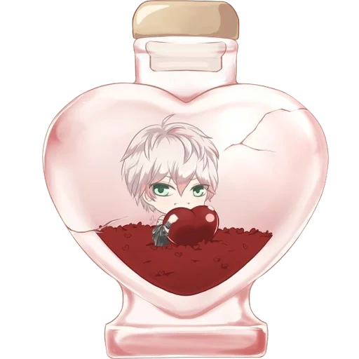 красивые аниме рисунки, ray mystic messenger chibi, аниме рисунки, аниме персонажи, mystic messenger hearts