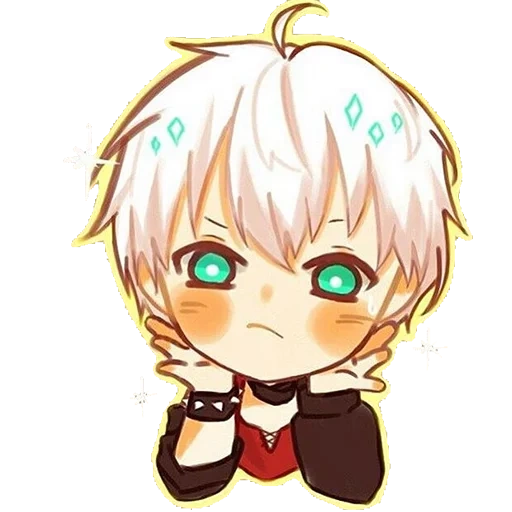 mystic messenger чиби, saeran choi чиби, аллен уолкер чиби, ray mystic messenger chibi, аниме мальчики