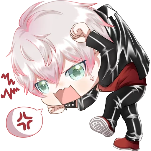 saeran choi чиби, мистик мессенджер чиби, mystic messenger, аниме арты чиби, mystic messenger saeran