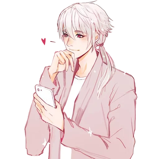 аниме парни, парни аниме, mystic messenger, zen mystic messenger, mystic messenger зен хён рю