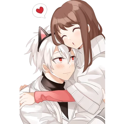 anime paar, anime art, cute anime, mystic messenger, zen und mc dao jinxi