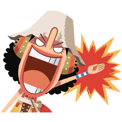 one piece usopp, usopp, ван пис усопп чиби, one piece stickers, анимация