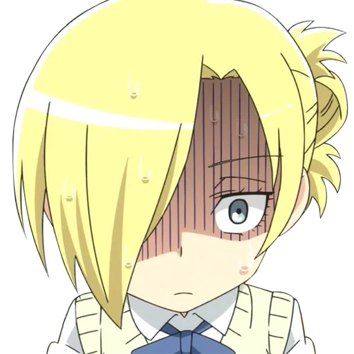 amin alert chibi, armin arlet chibi, annie leonhardt chibi, high school titan invasion, attacco dei titani al liceo di annie