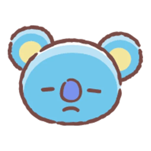 bt 21 koya, bt 21, коя bt21, bt21 koya стикеры, bt21 коала koya