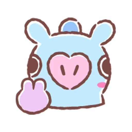 bt 21 mang, манг бт21, bt 21, mang из bt21, bt21 mang стикеры