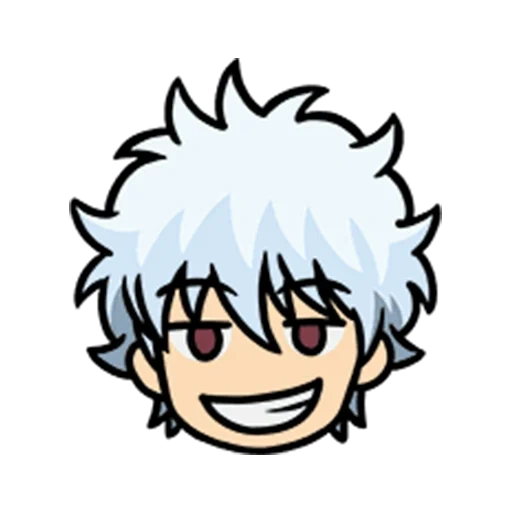 kim tan, gintama, kilwa chibi, emoticône quinta ma, anime expression kintama