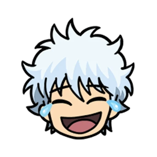 jin tan, gintama, gintama chibik, expresso de jintama, expressão de anime jintama