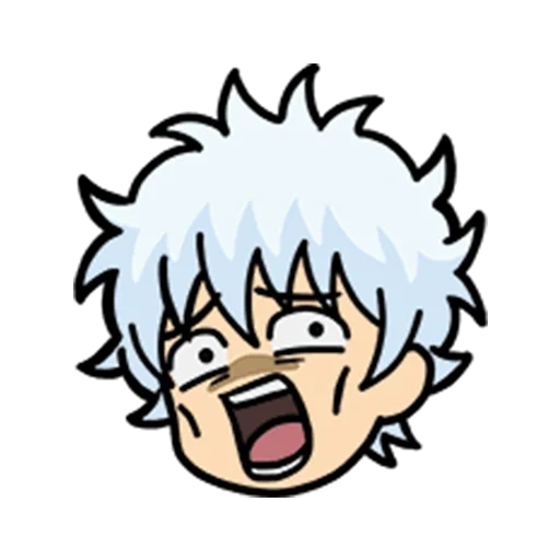 paquete, gintama, emoji de gintama, anime emoji gintam