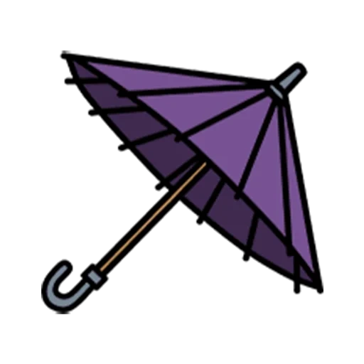 paraguas, paraguas, clipart, clipart, paraguas de dibujos animados cerrados