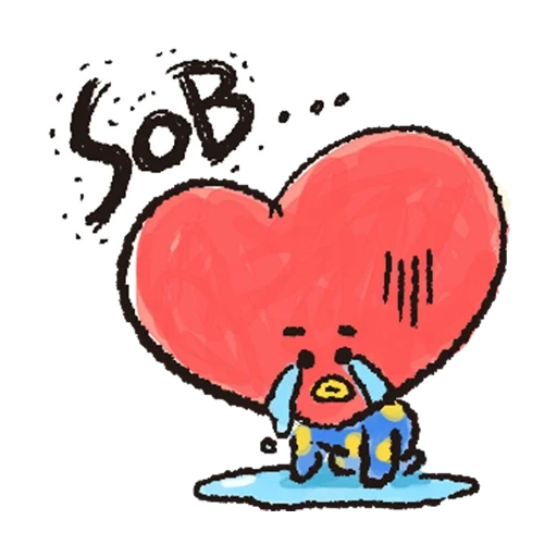 bt 21 tata, bt 21, bt21 стикеры picart, bt21 tata, тата бтс бт21