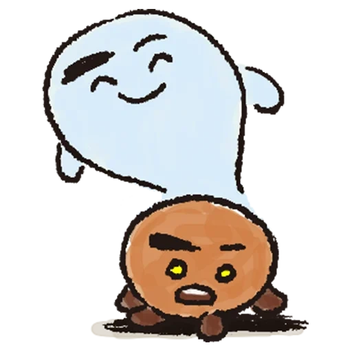 shooky bt 21, bt 21, бтс shooky, shoky бт21, гудетама анимации