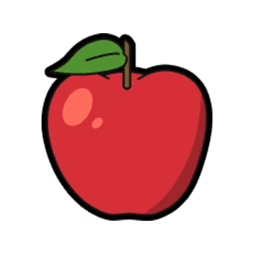 an apple, apfelfrüchte, der rote apfel, das muster des apfels, äpfel emoticon äpfel