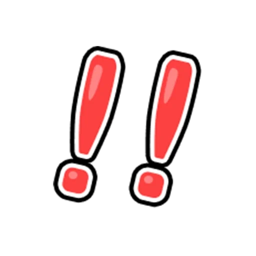 exclamation mark, red exclamation mark, klippert exclamation mark, exclamation mark cartoon, transparent background exclamation mark