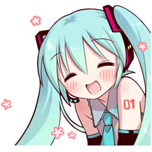 chibi miku, hatsumi mihisa, hatsumi mihisa, hatsune miku