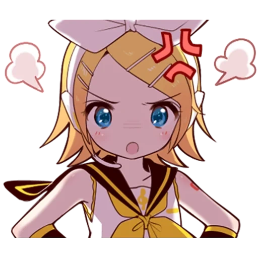 hatsune miku, kagamine rin, linka garmine, kagaminglin chibi, kagaminglin electric angel