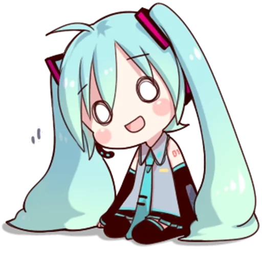 chibi miku, miku hatsune, hatsune miku, miku hatsune chibi, miku hatsune è vivo