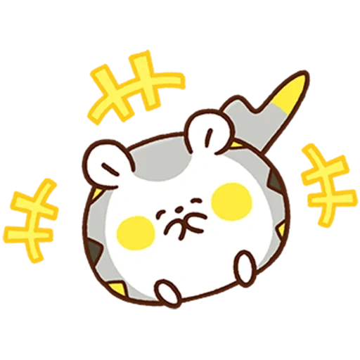 gato, gato preguiçoso, vaca kawai, baoke dream togedemaru, hamster pokemon togedemaru