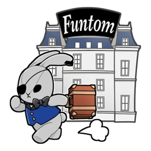 anime, conejo blanco, logotipo de conejo, coloración de caballeros huecos, logotipo de conejo blanco