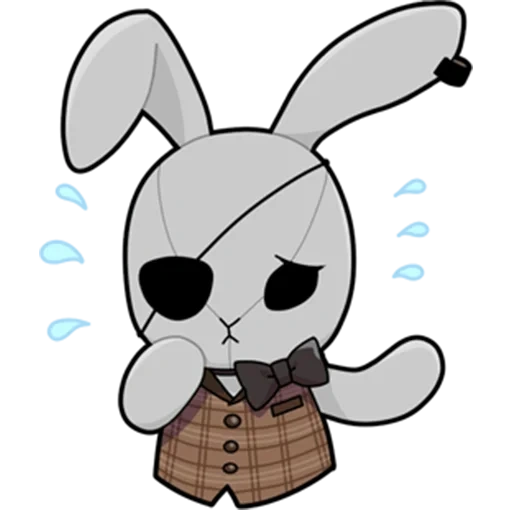 conejito, personajes de anime, arte de conejo ciel, conejo ciel phantomhew, conejo de butler oscuro