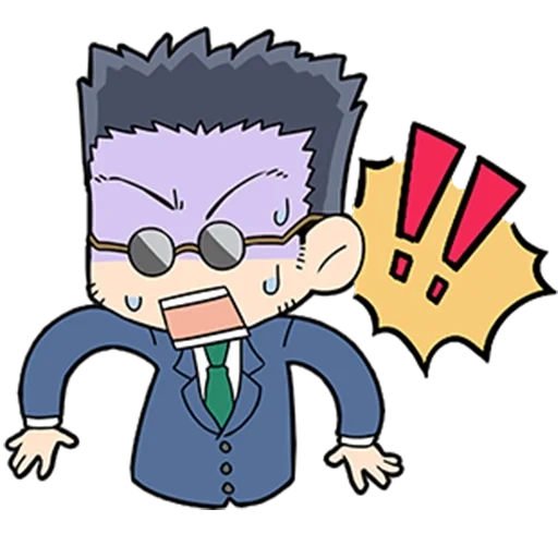 anime, umano, bello anime, leorio chibi, hunter x hunter 3