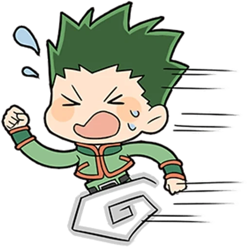 gong chibi, racing without background, red cliff ghosn frix, hunter x hunter 3, hunter x hunter chibi