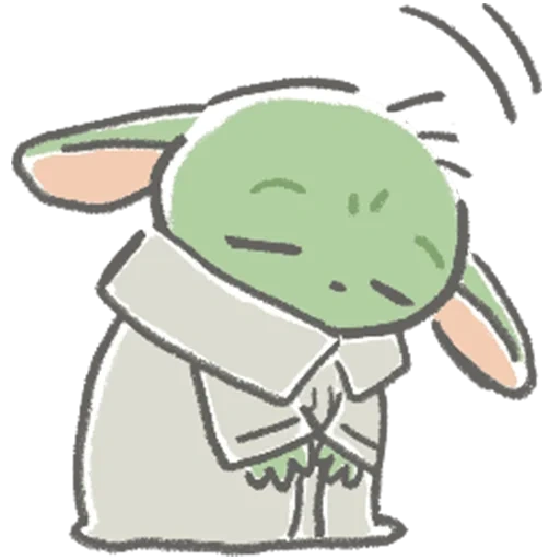 kid yoda autocollants, télégramme autocollants, autocollants, personnages autocollants, autocollants pour whatsappp