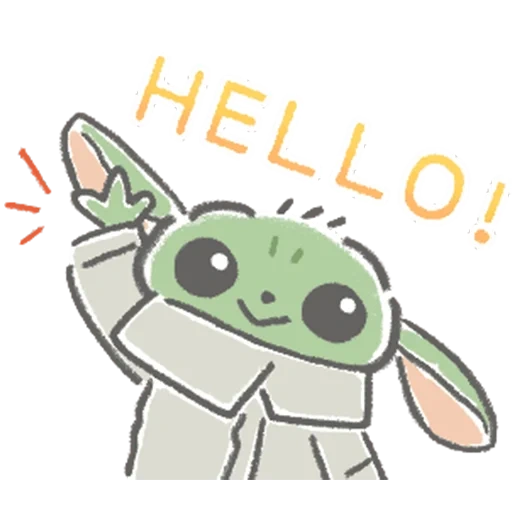 kid yoda sticker, telegrammaufkleber, aufkleber, aufkleber aufkleber, aufkleber charaktere