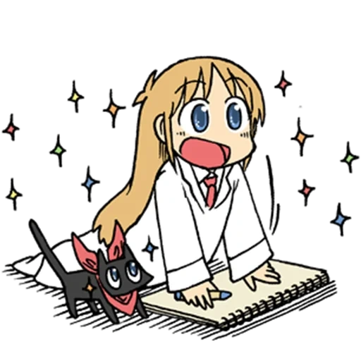 cute anime, anime bilder, anime charaktere, prof nichi, prof dr hakase nichijou