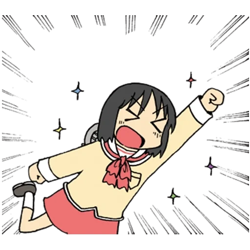 picture, arts anime, anime characters, nichijou shaking, azumanga daioh ayumu kasuga ayumu kasuga adzumanga