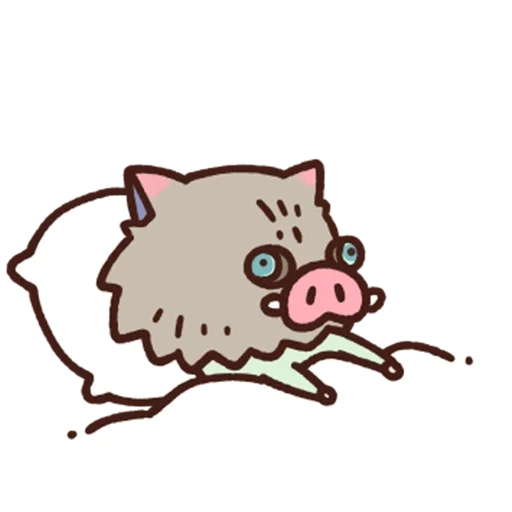 sounds cartoon cat, culture cat, fun, cute animals, telegram nick wallow pig