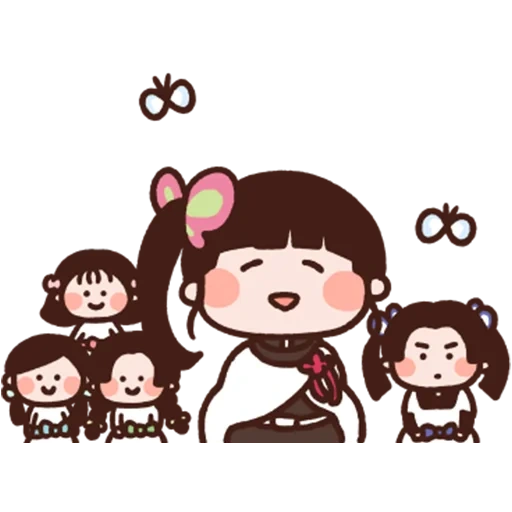 clipart, stiker, stiker kawai, arty imut, chibi