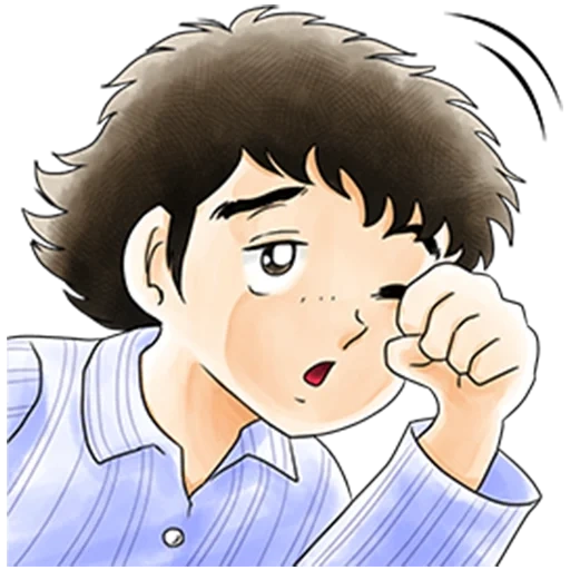 tsubasa, shinji ikari, capitano tsubasa, pensando ragazzo