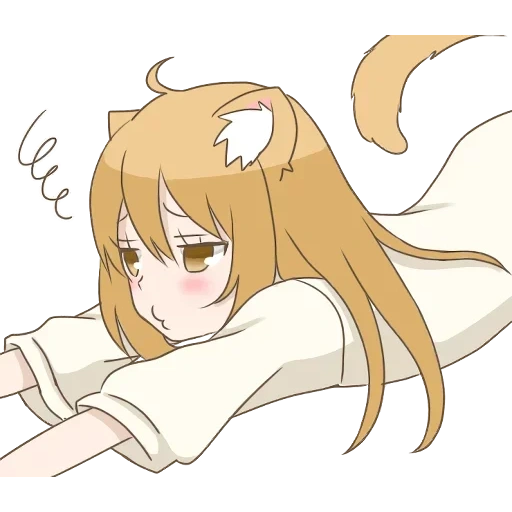 anime fox, karakter anime, anime fox moriko, anime gadis kucing, 2 set kisah cinta gadis