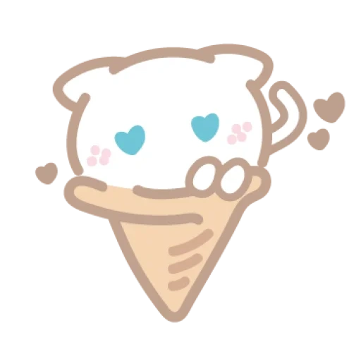 stiker es krim, kawai es krim, clipart, 蜜 menggambar, gambar kawaii lucu