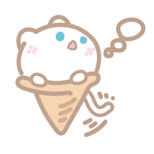 kawai von hallow keitti, clipart, hallow kitty without a background, hello kitty stickers telegrams, clipart ice cream