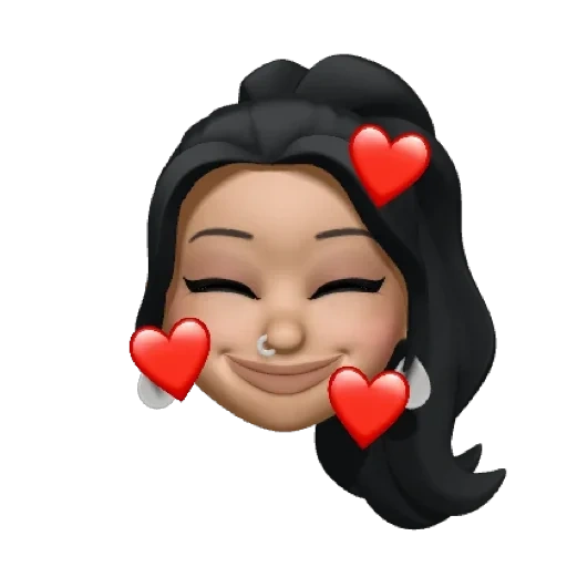 teks, emoji, gadis emoji, emoji yang lucu, avatar pengguna