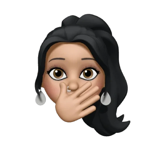 memoji, manusia, anak, wanita, wajah emoji