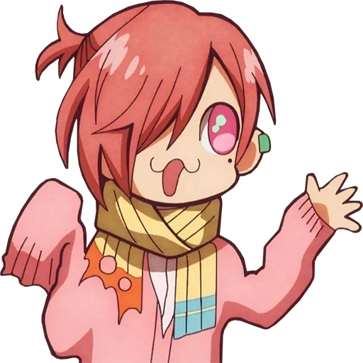 hanako kun, satania chibi, personajes de anime, anime chibi persik, mitsuba soske chibi